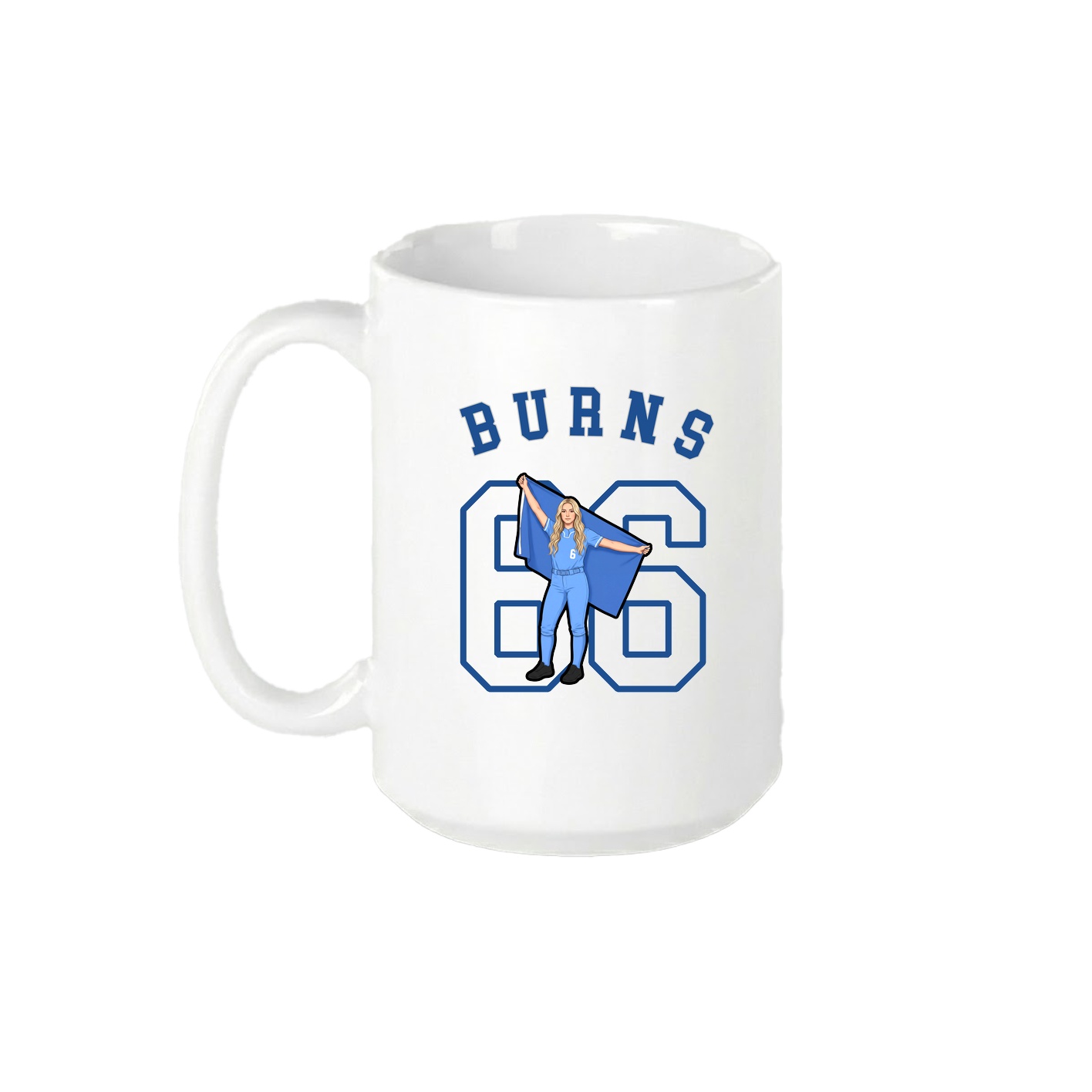 15oz Coffee Mug — Shirsey Arch in White