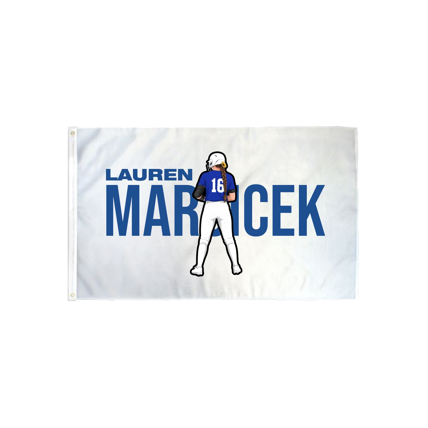 3x5 Flag — Player Name in Classic