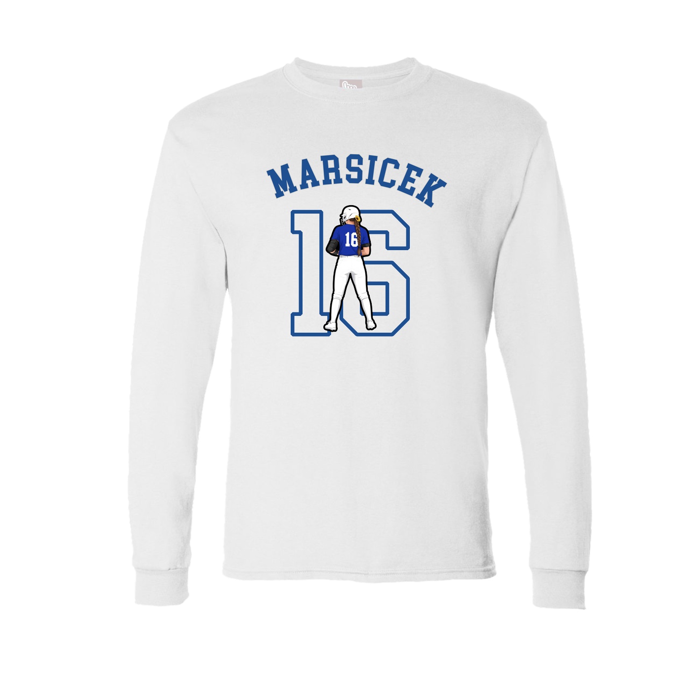 Long Sleeve Tee — Shirsey Arch in White