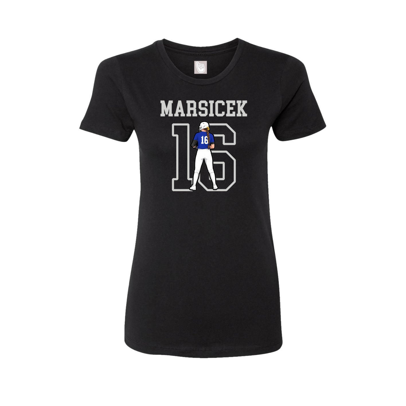 Fitted Women's Tee — Shirsey in Black