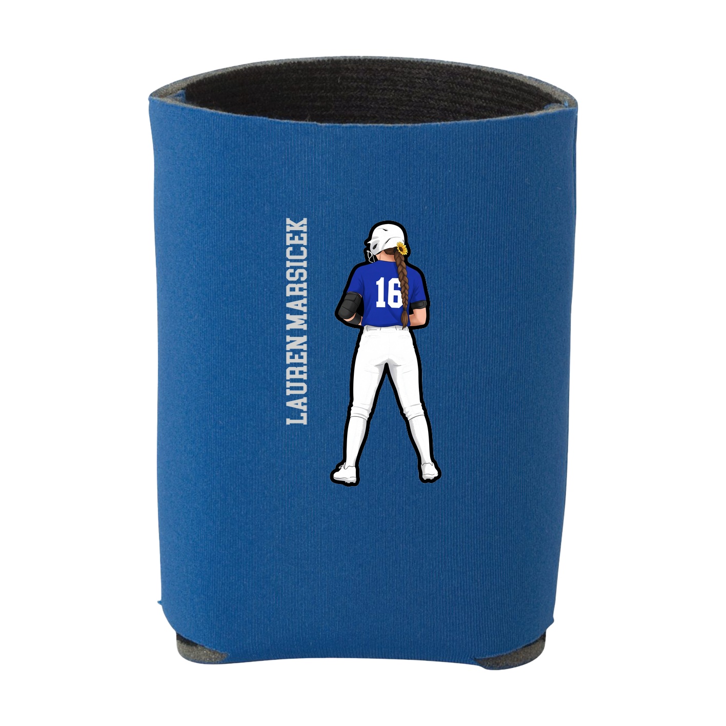 Can Holder — Name Vertical in Royal