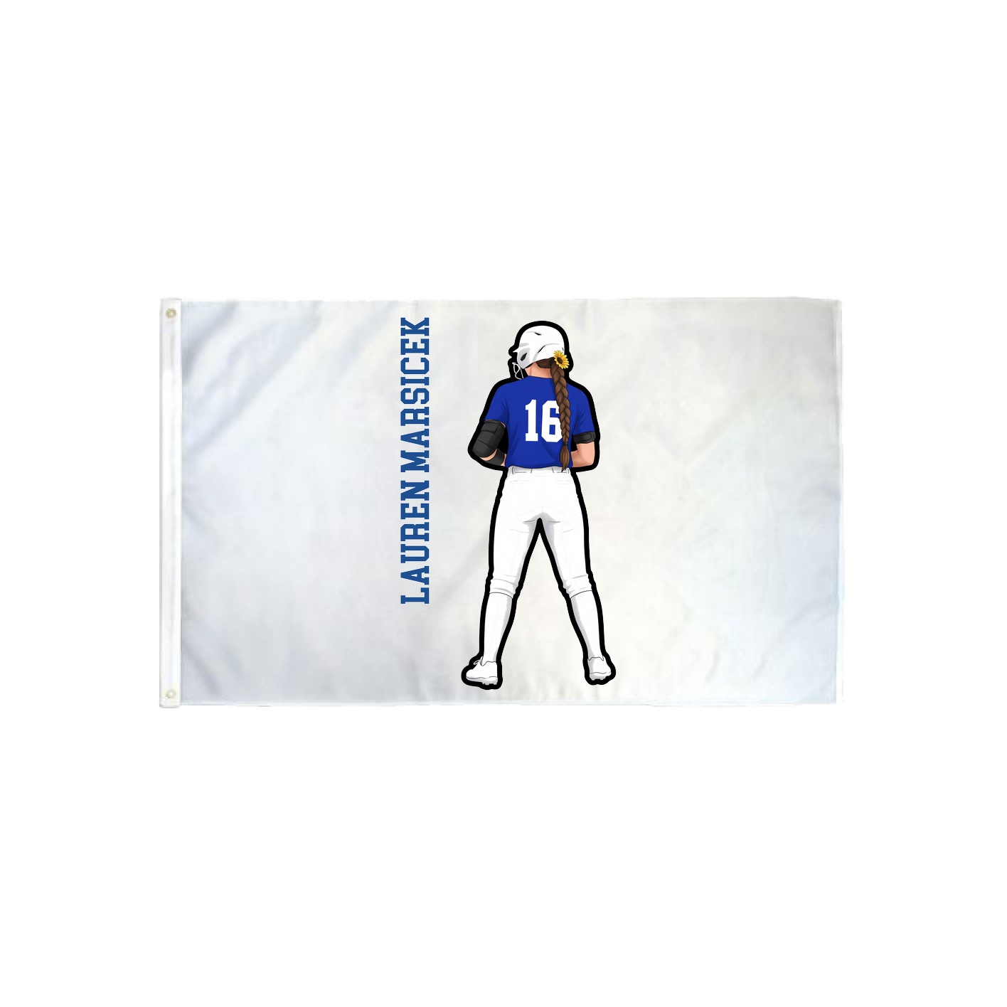 3x5 Flag — Name Vertical in Classic