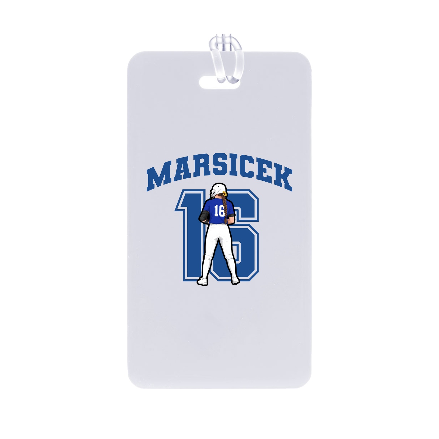 Bag Tag — Number in Classic