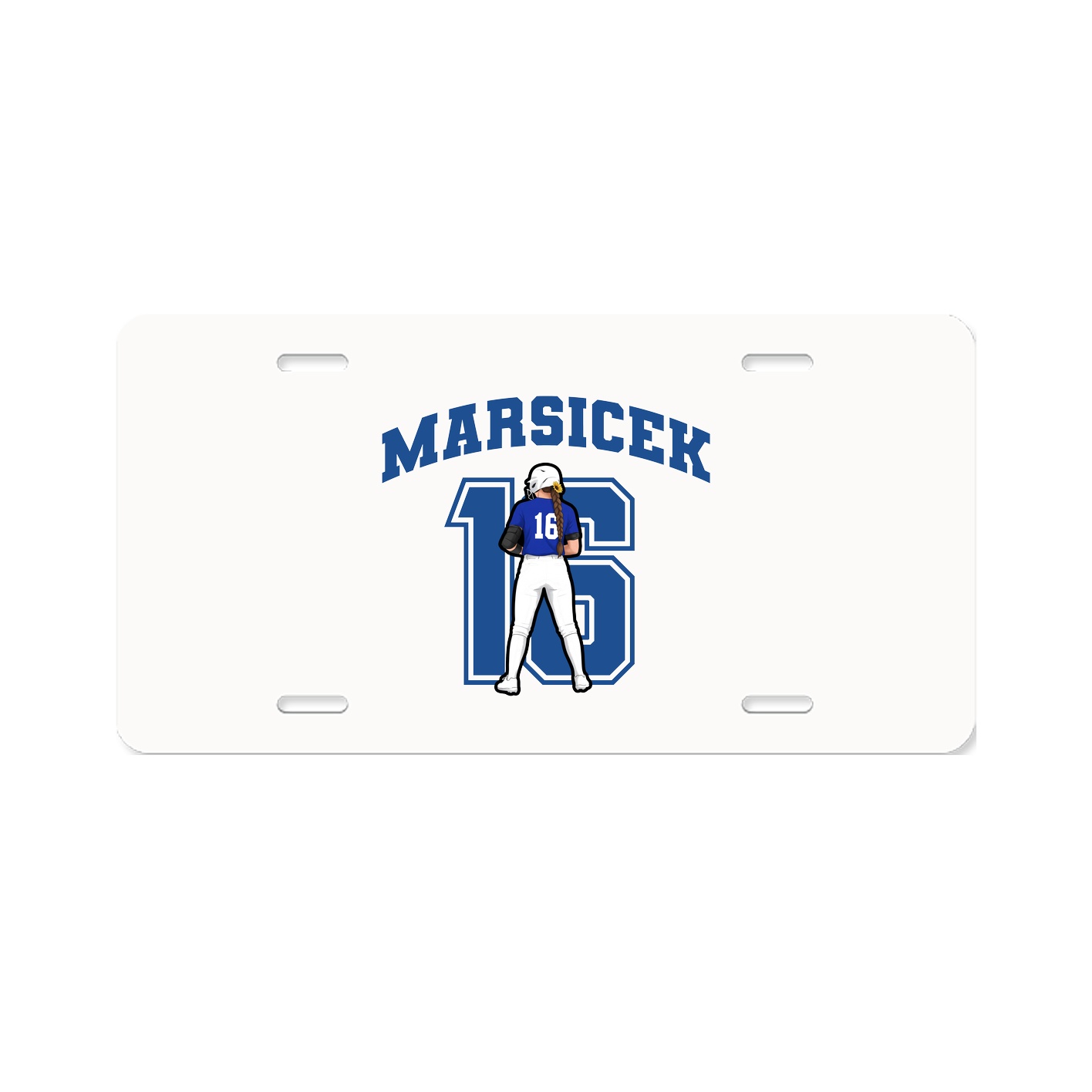 License Plate — Number in Classic