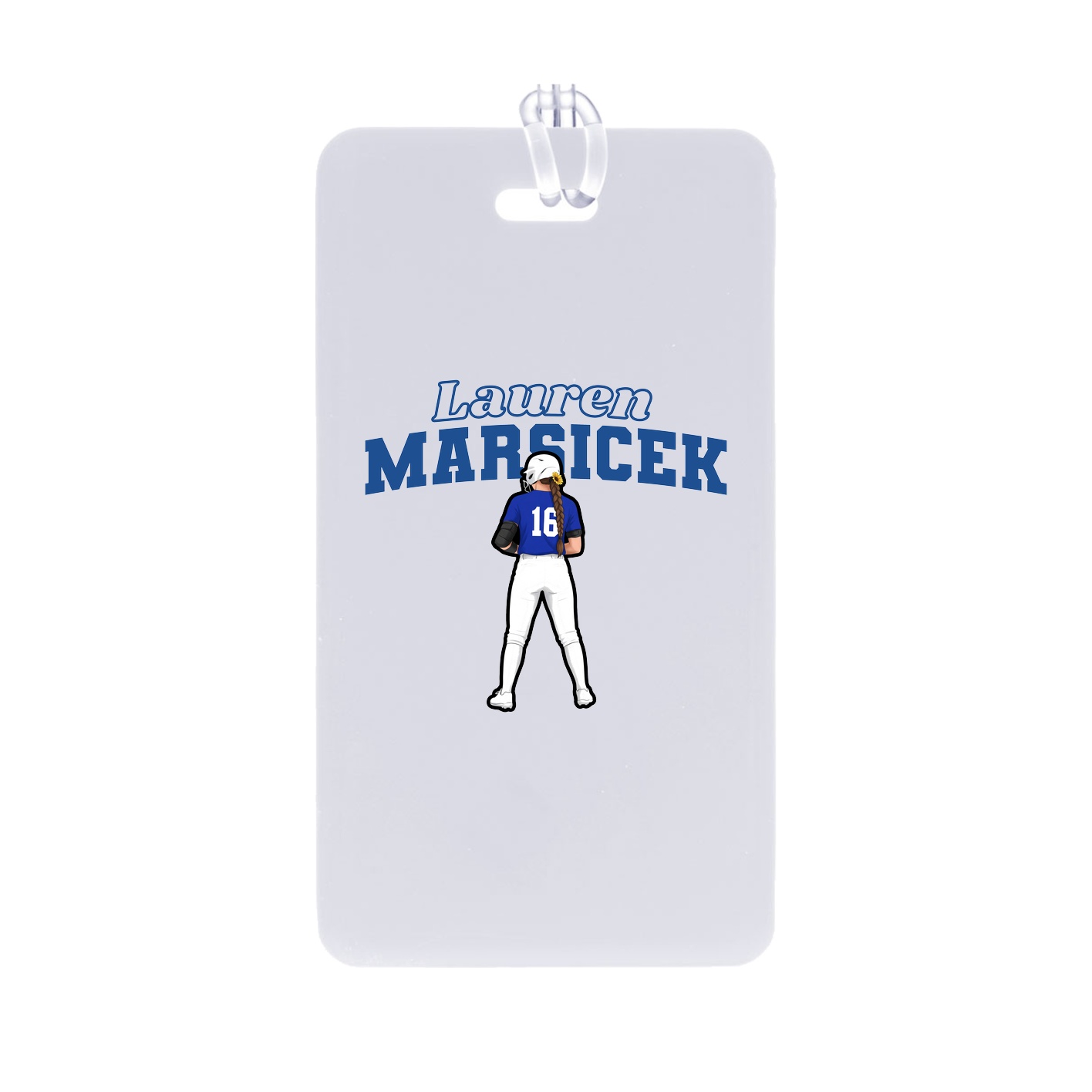 Bag Tag — Name Arch in Classic