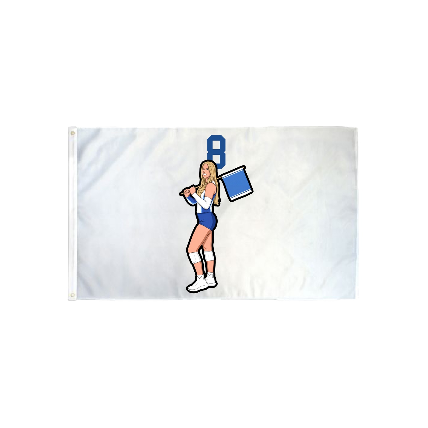 3x5 Flag — Number Top in Classic