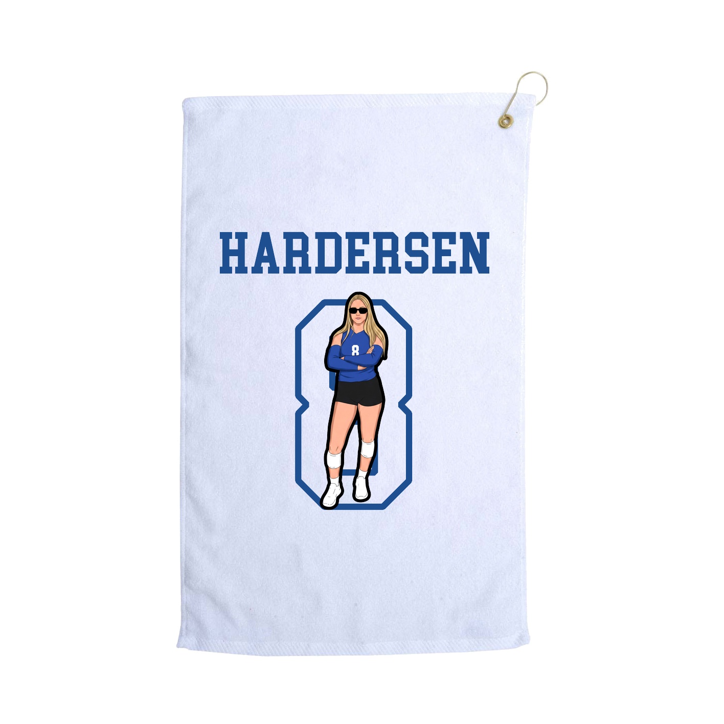 Golf Towel — Shirsey in White