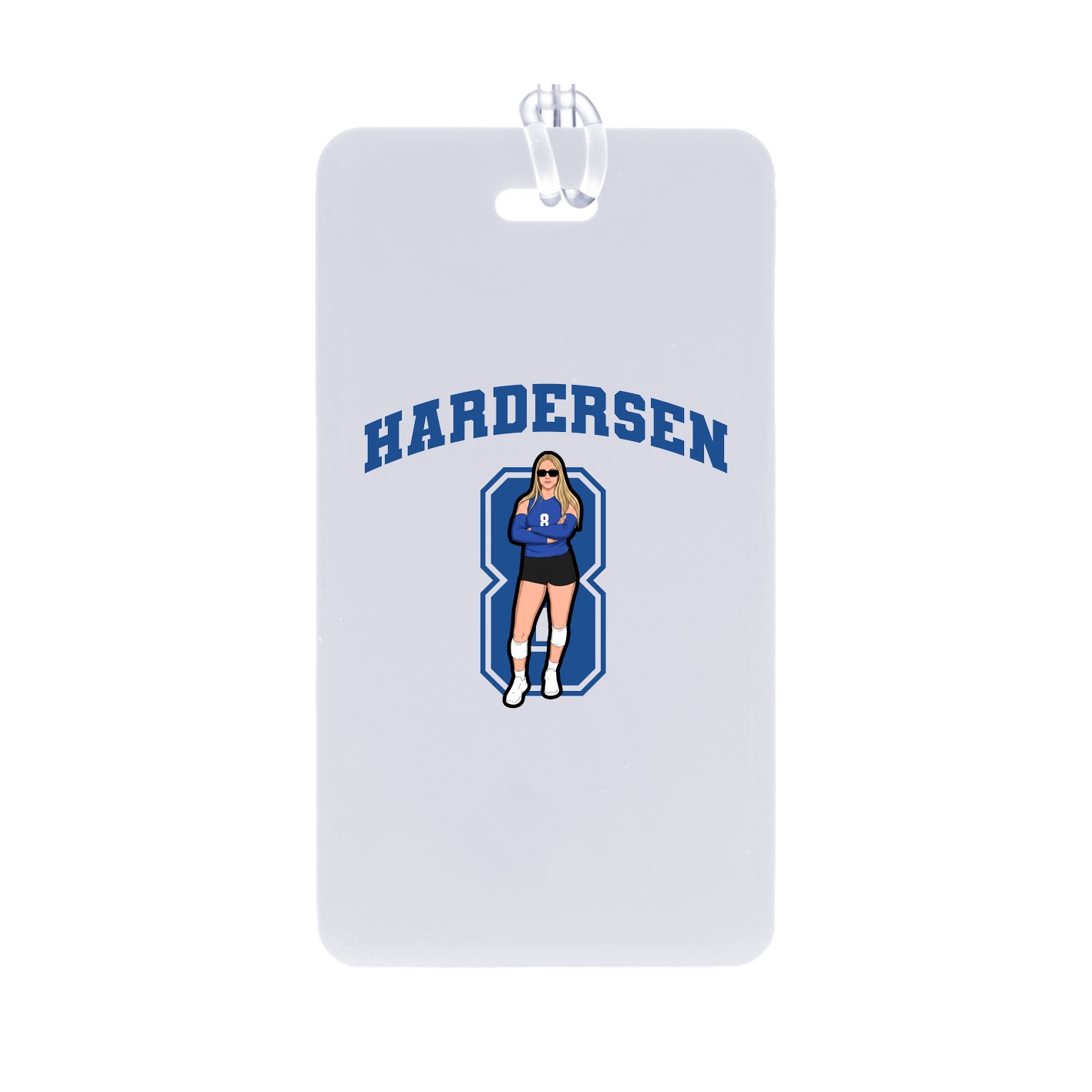 Bag Tag — Number in Classic