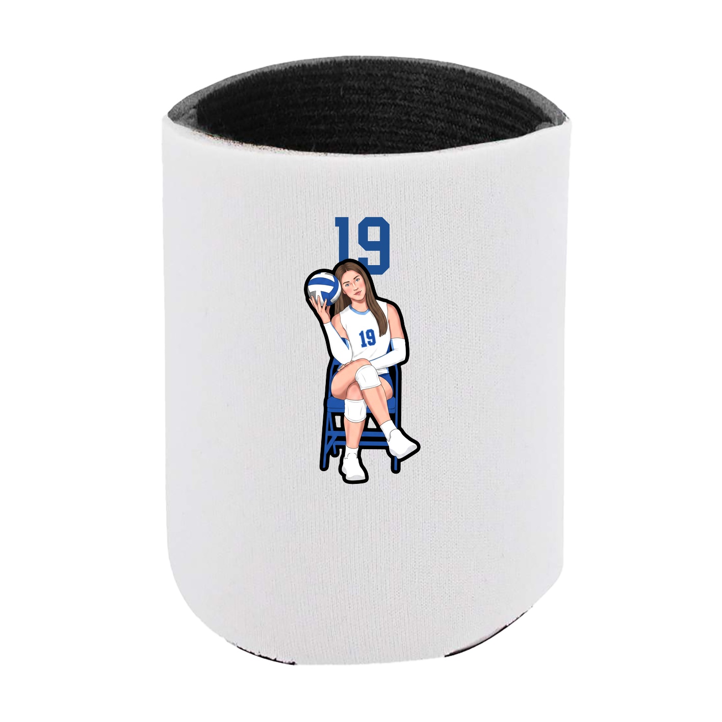 Can Holder — Number Top in White