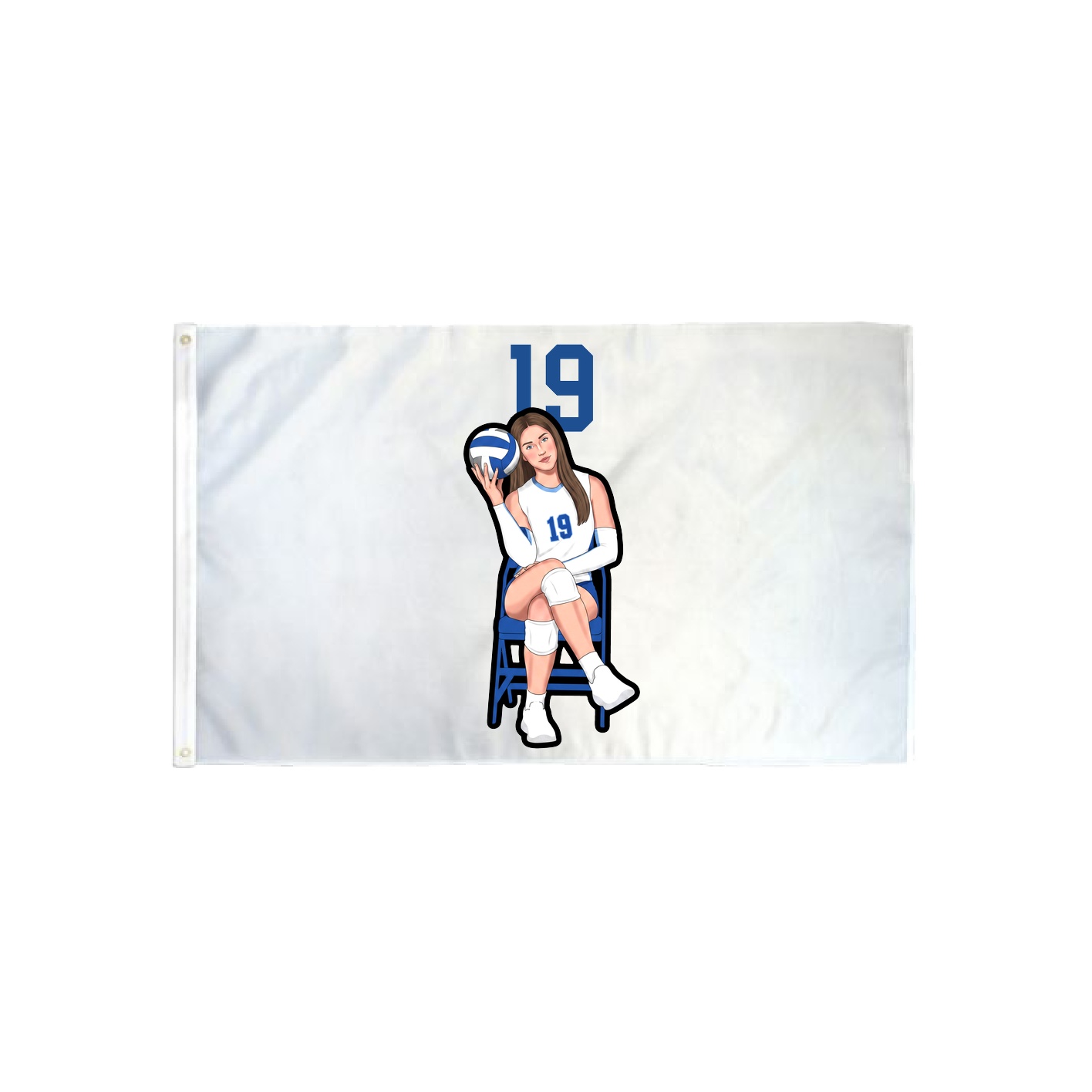 3x5 Flag — Number Top in Classic