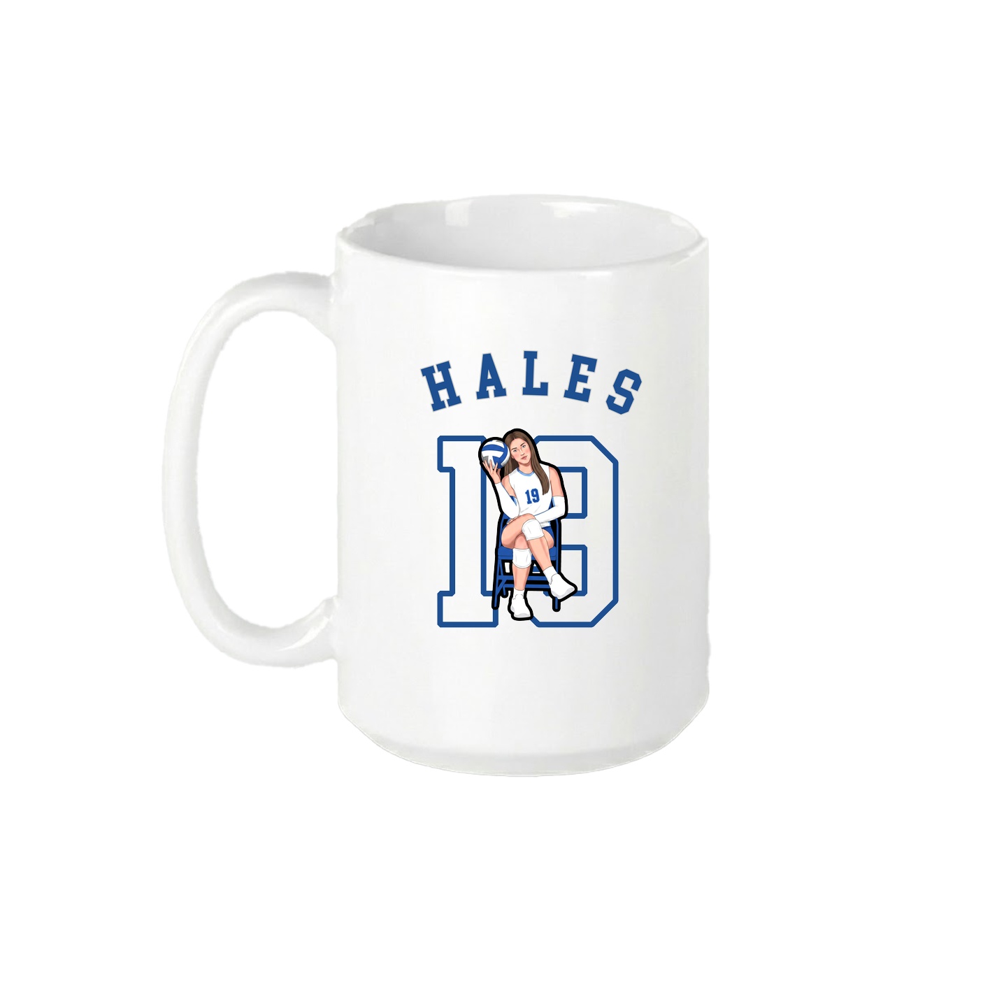 15oz Coffee Mug — Shirsey Arch in White