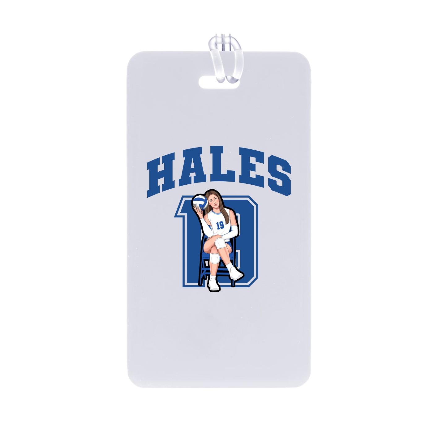 Bag Tag — Number in Classic