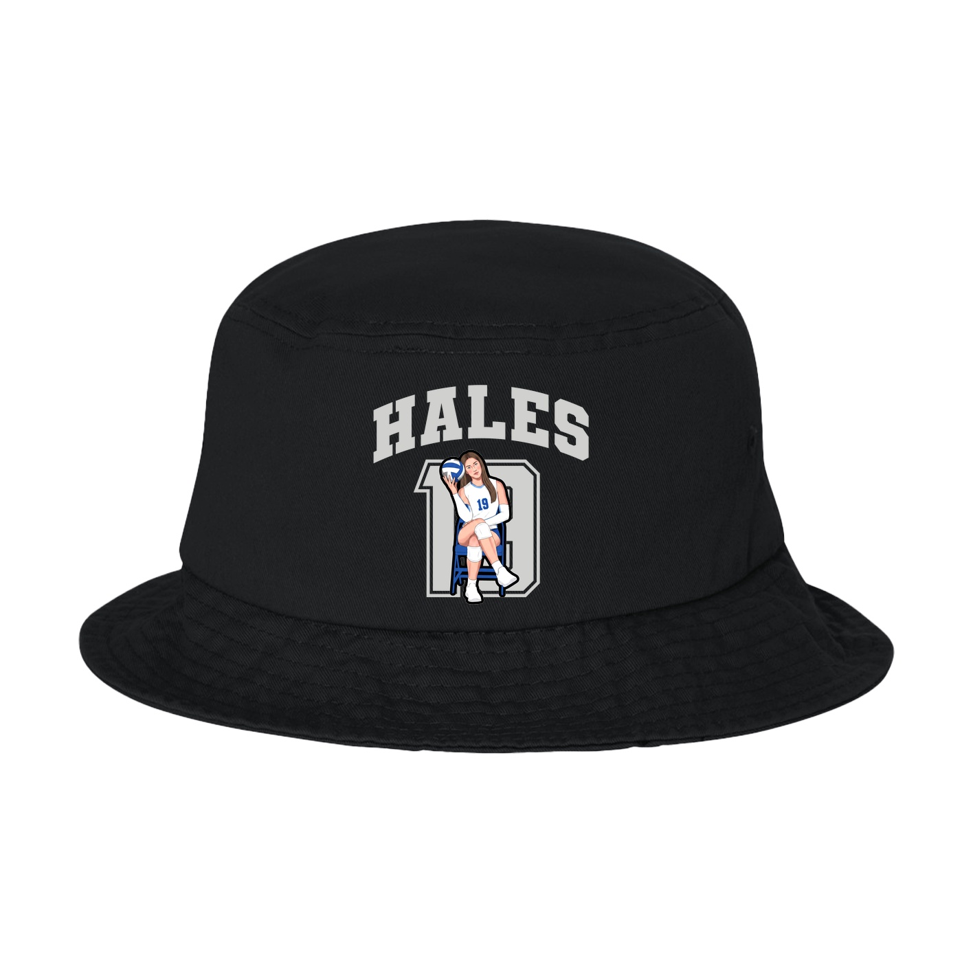 Bucket Cap — Number in Black