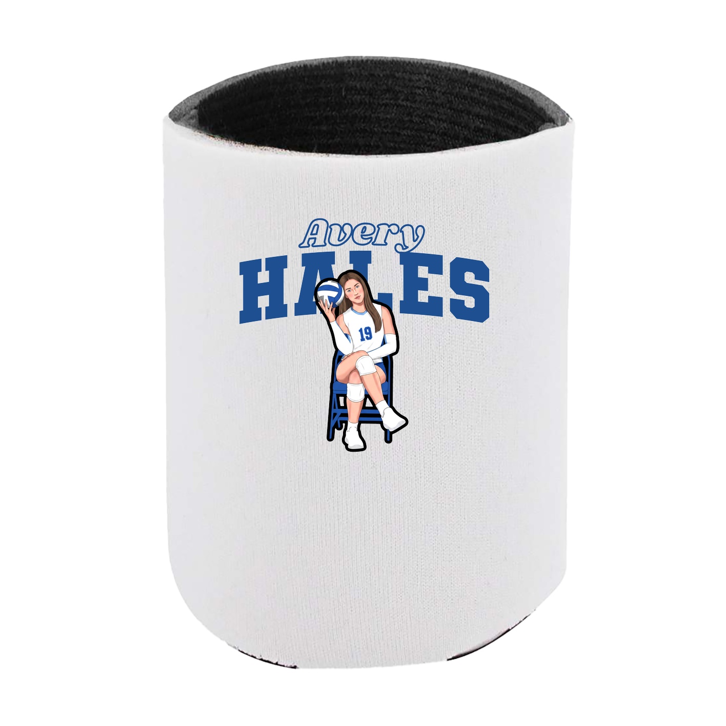 Can Holder — Name Arch in White