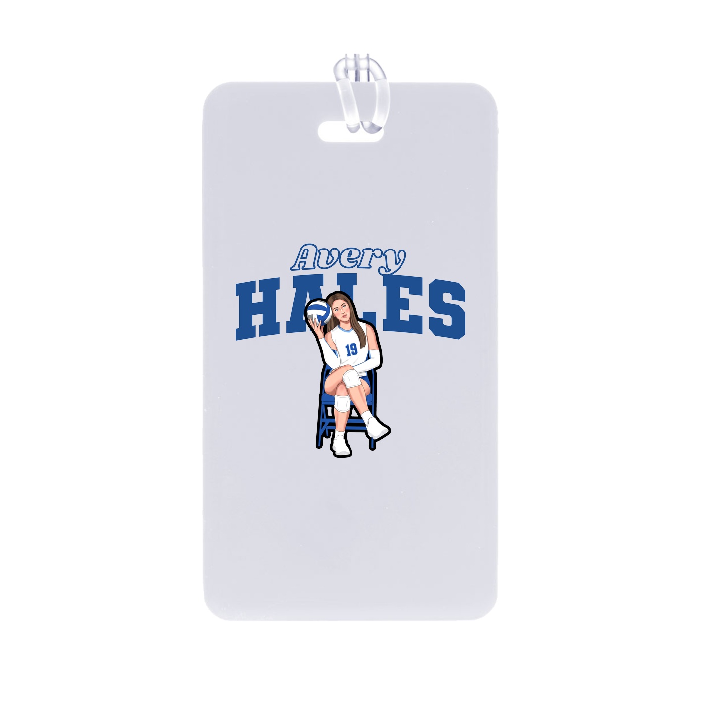 Bag Tag — Name Arch in Classic