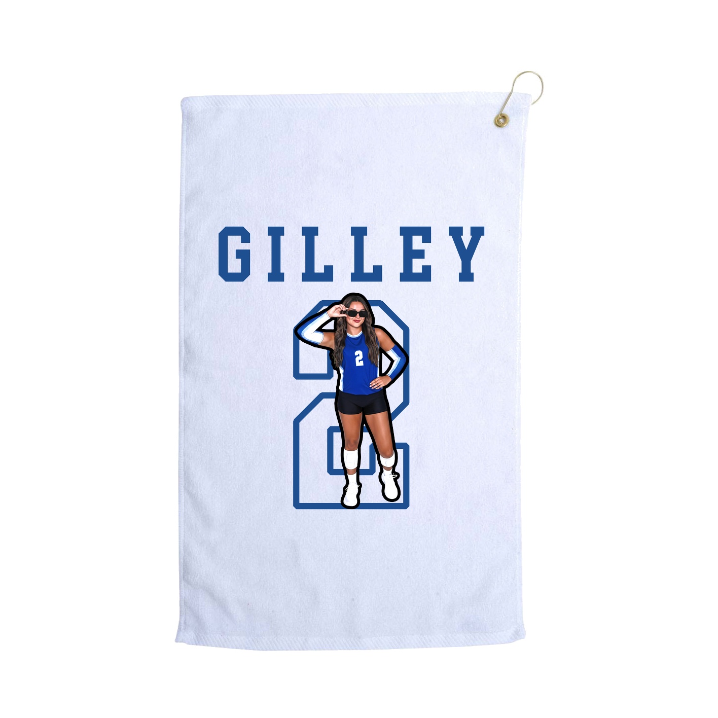 Golf Towel — Shirsey in White