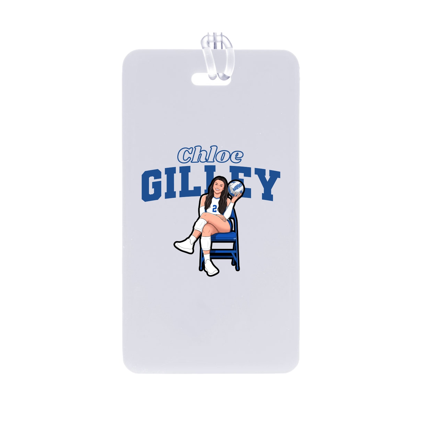 Bag Tag — Name Arch in Classic