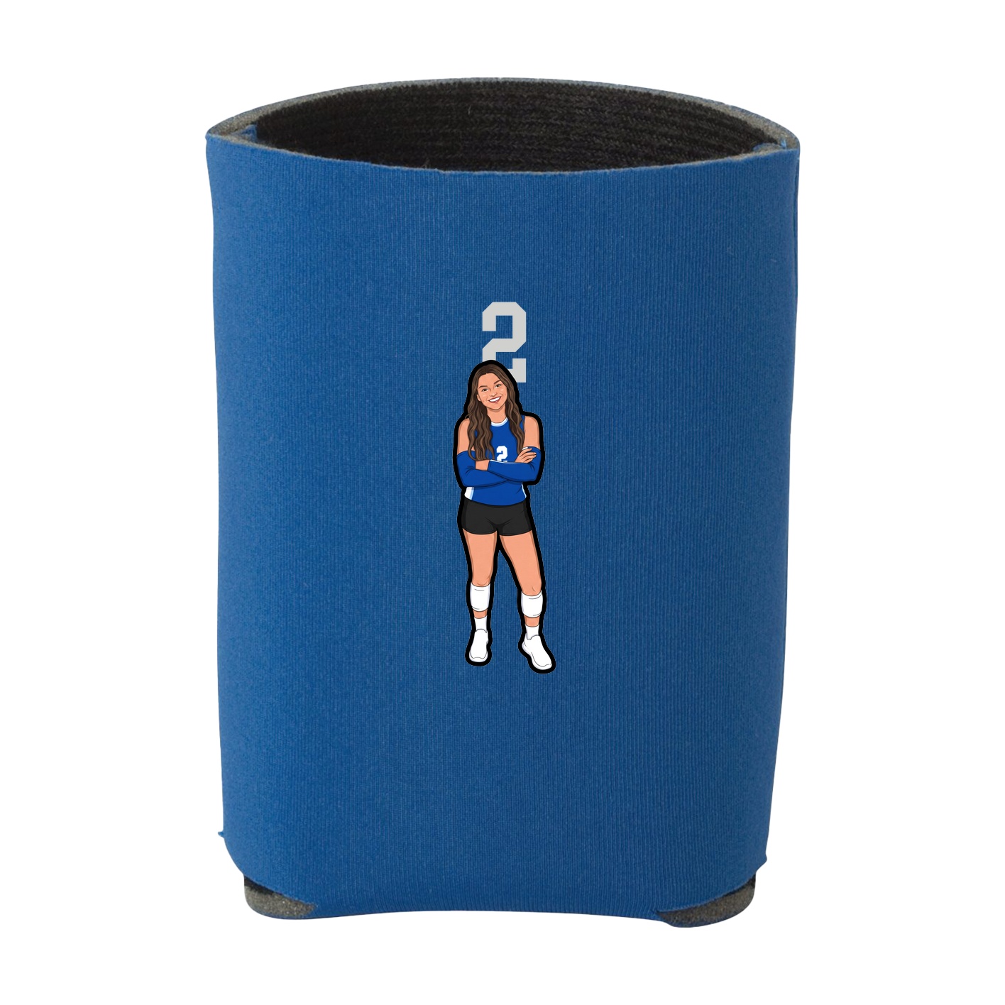 Can Holder — Number Top in Royal