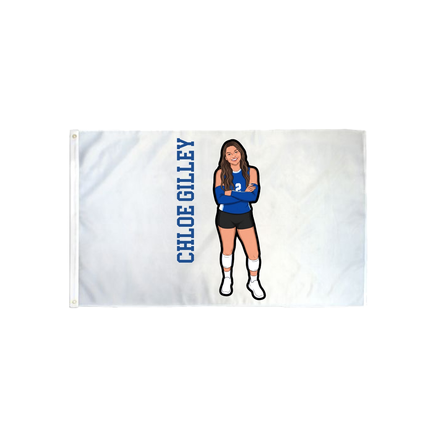 3x5 Flag — Name Vertical in Classic