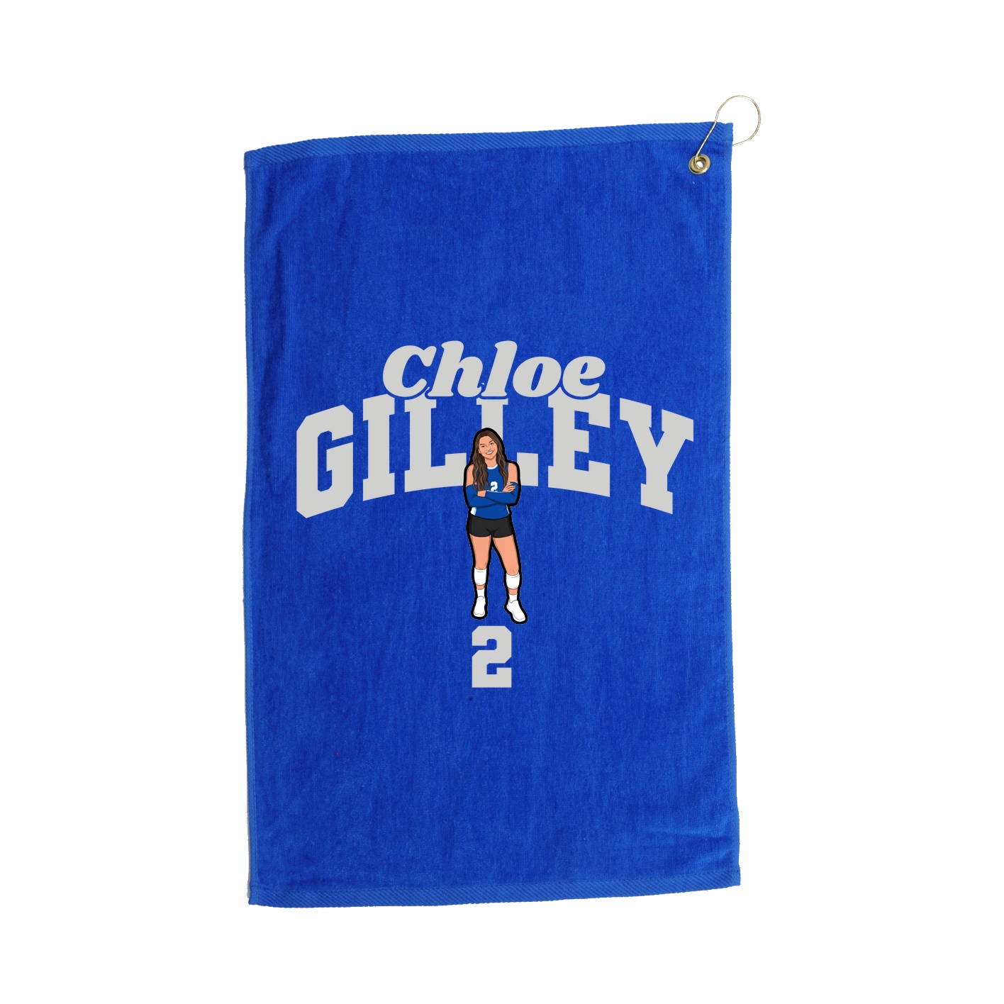 Golf Towel — Signature Arch in Royal