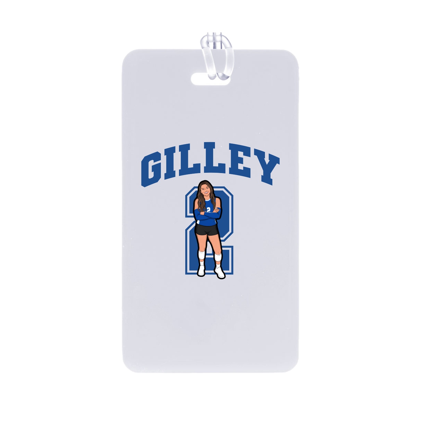 Bag Tag — Number in Classic