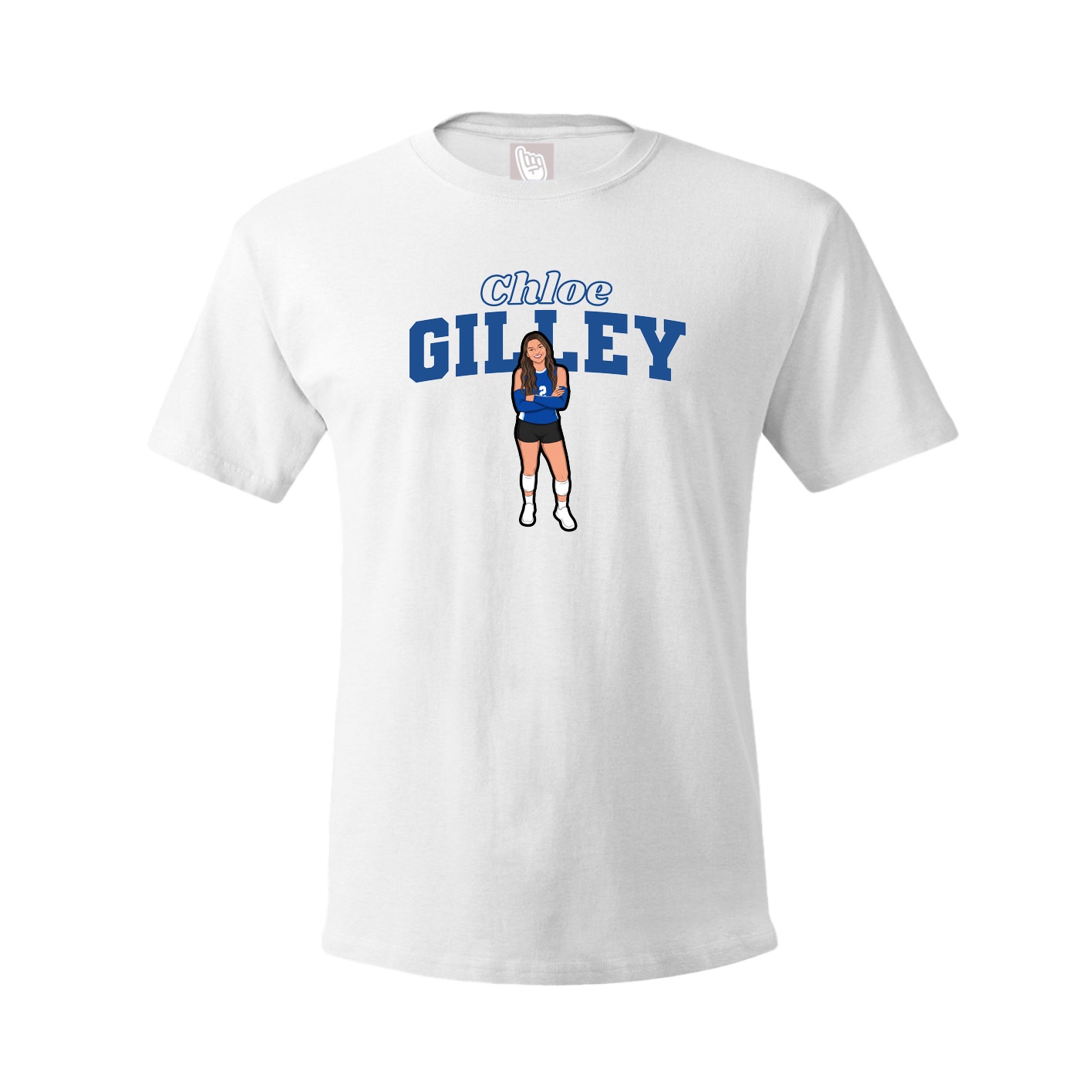 Tee — Name Arch in White