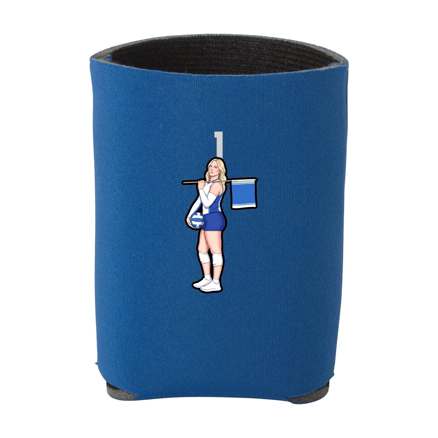 Can Holder — Number Top in Royal