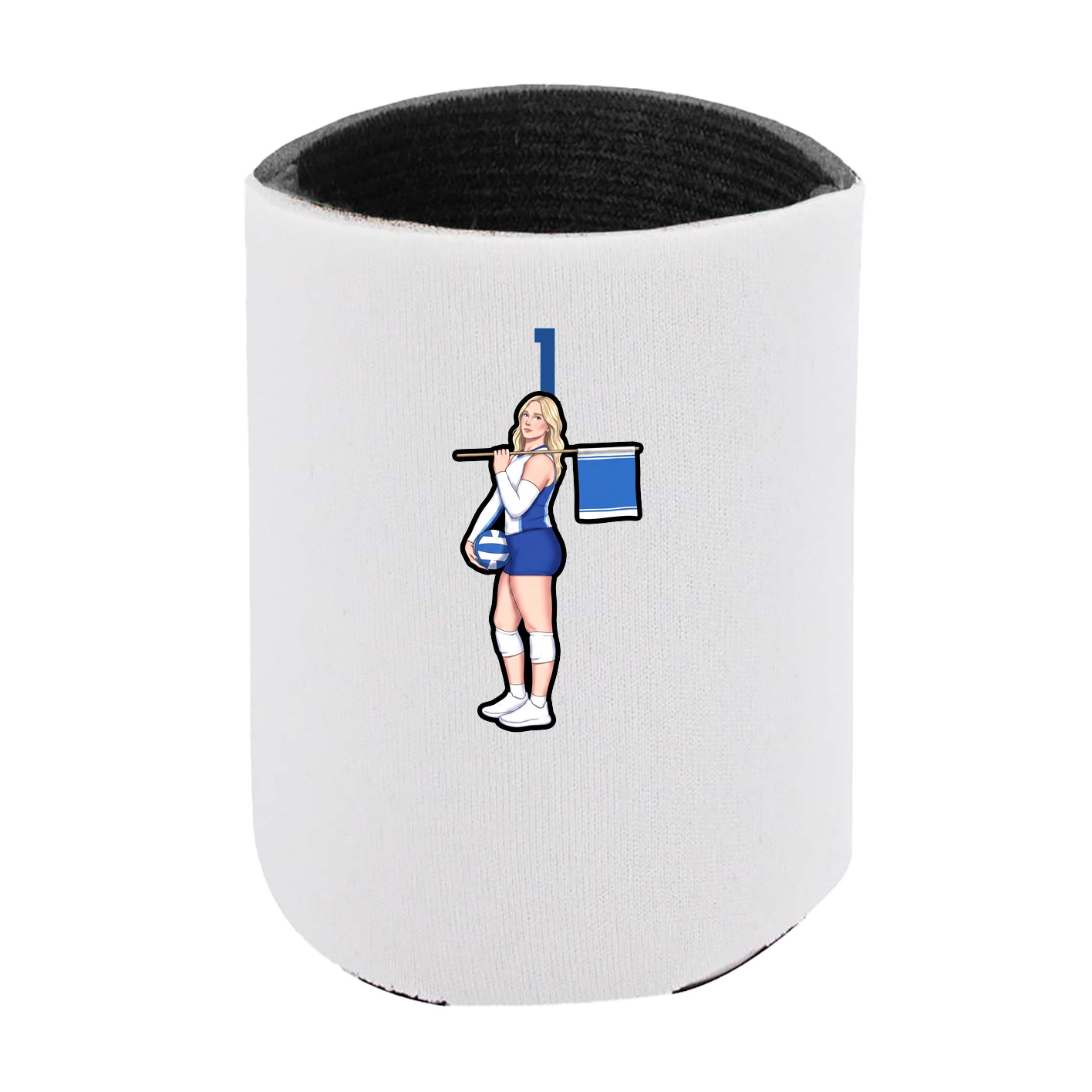 Can Holder — Number Top in White