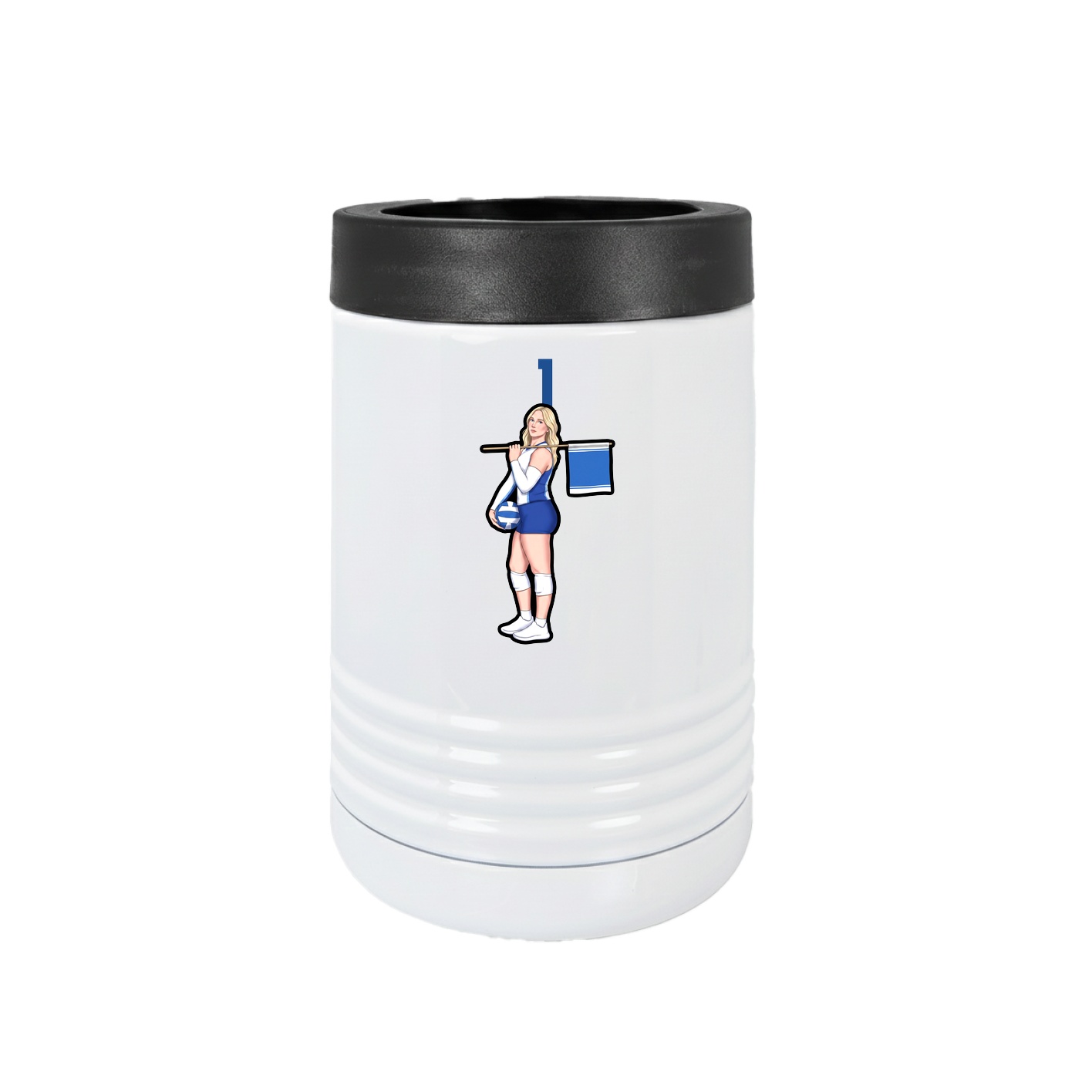 Beverage Holder — Number Top in White