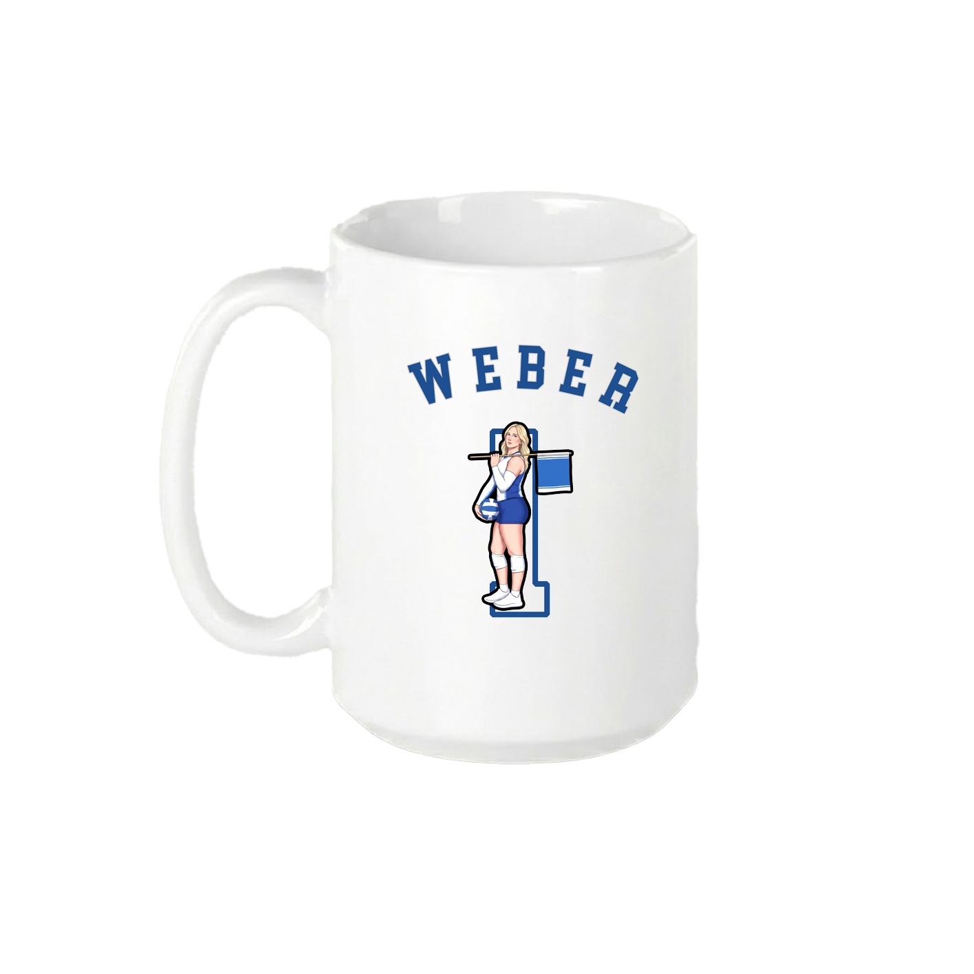 15oz Coffee Mug — Shirsey Arch in White