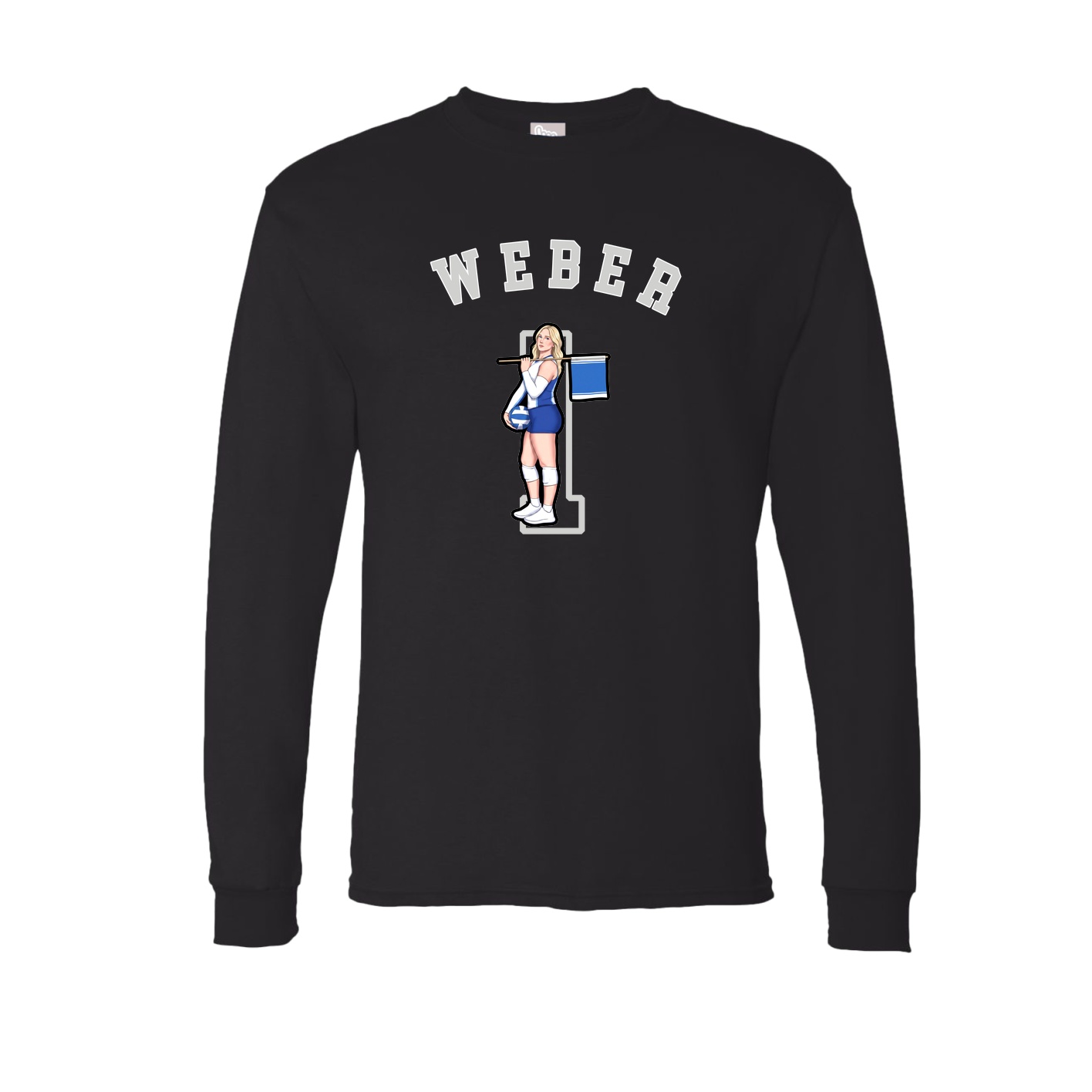 Long Sleeve Tee — Shirsey Arch in Black