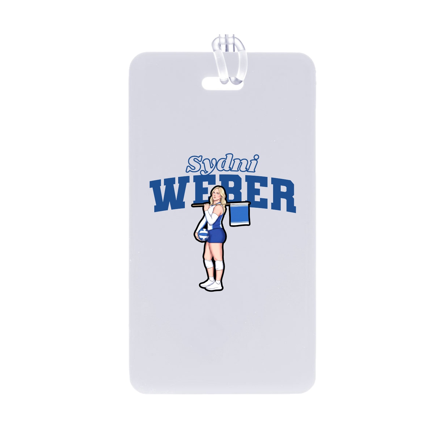 Bag Tag — Name Arch in Classic