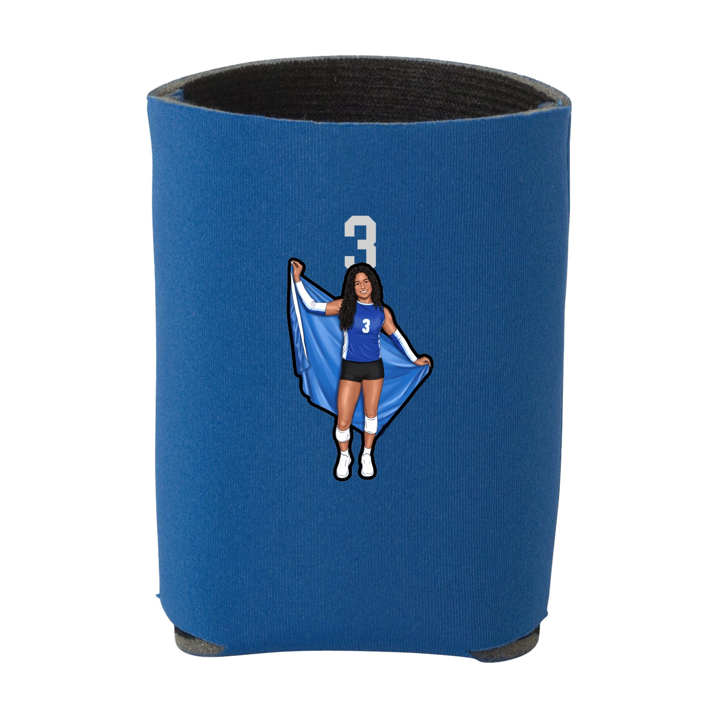 Can Holder — Number Top in Royal
