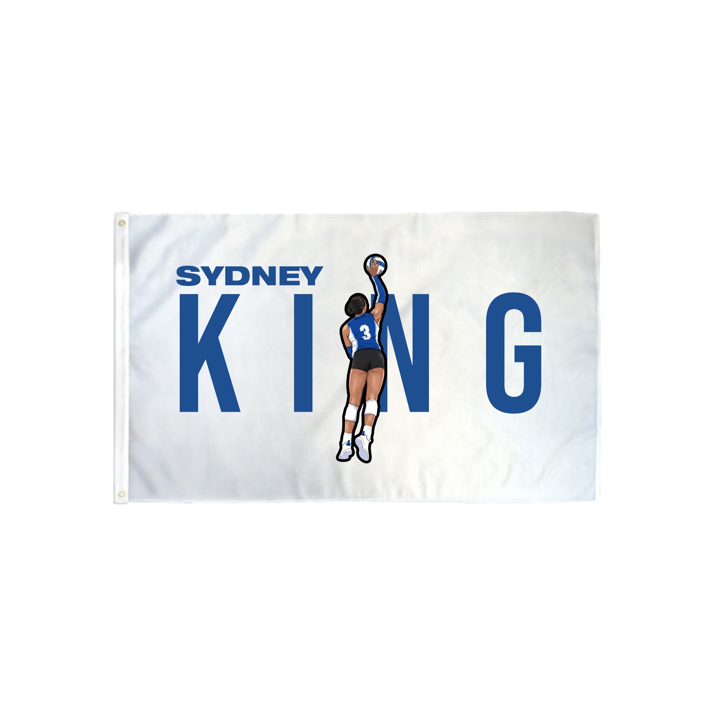 3x5 Flag — Player Name in Classic