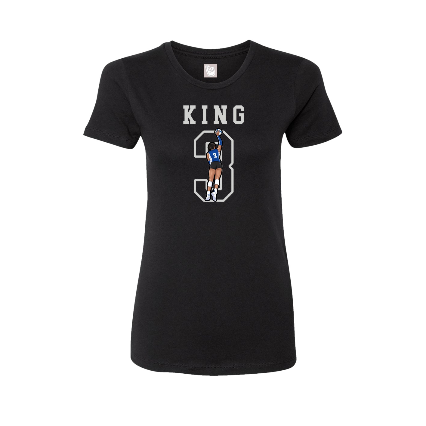 Fitted Women's Tee — Shirsey in Black