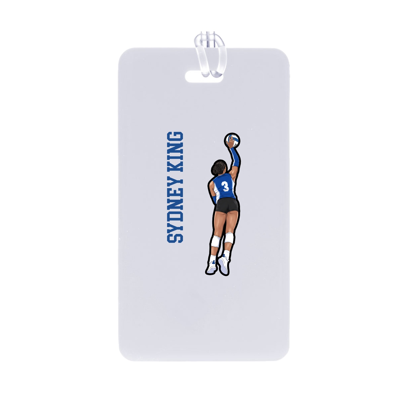 Bag Tag — Name Vertical in Classic