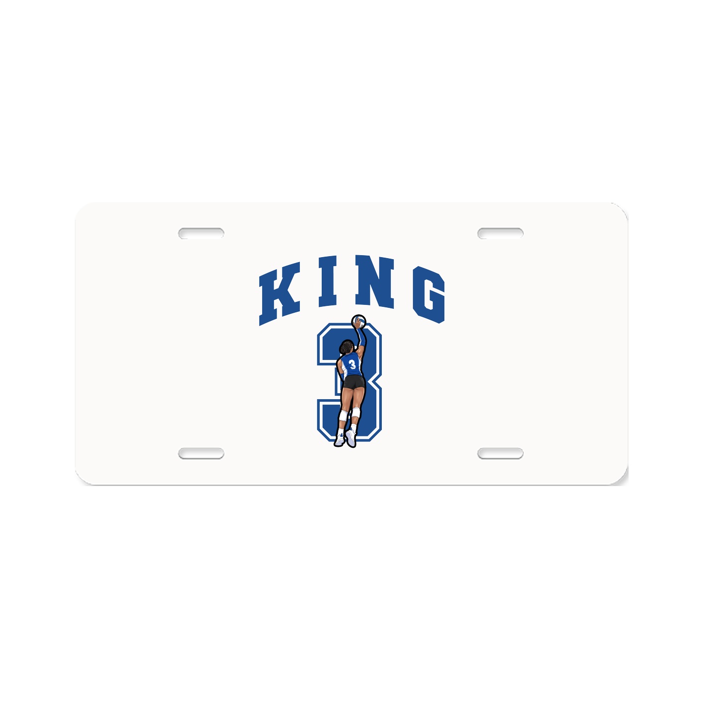 License Plate — Number in Classic