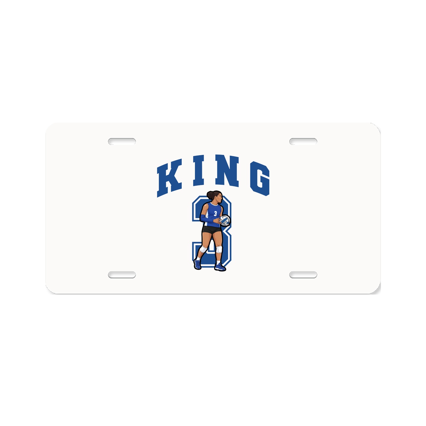 License Plate — Number in Classic