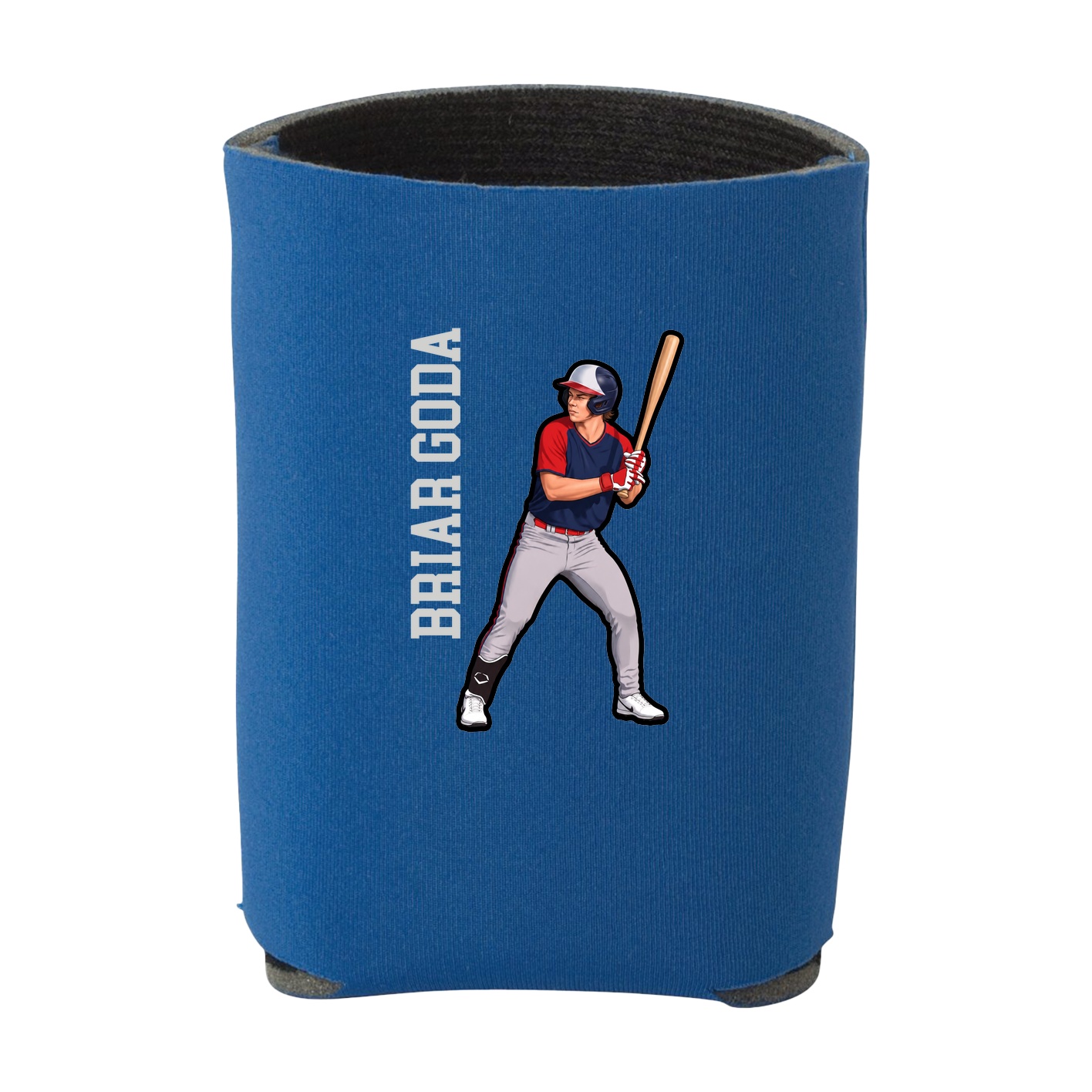 Can Holder — Name Vertical in Royal