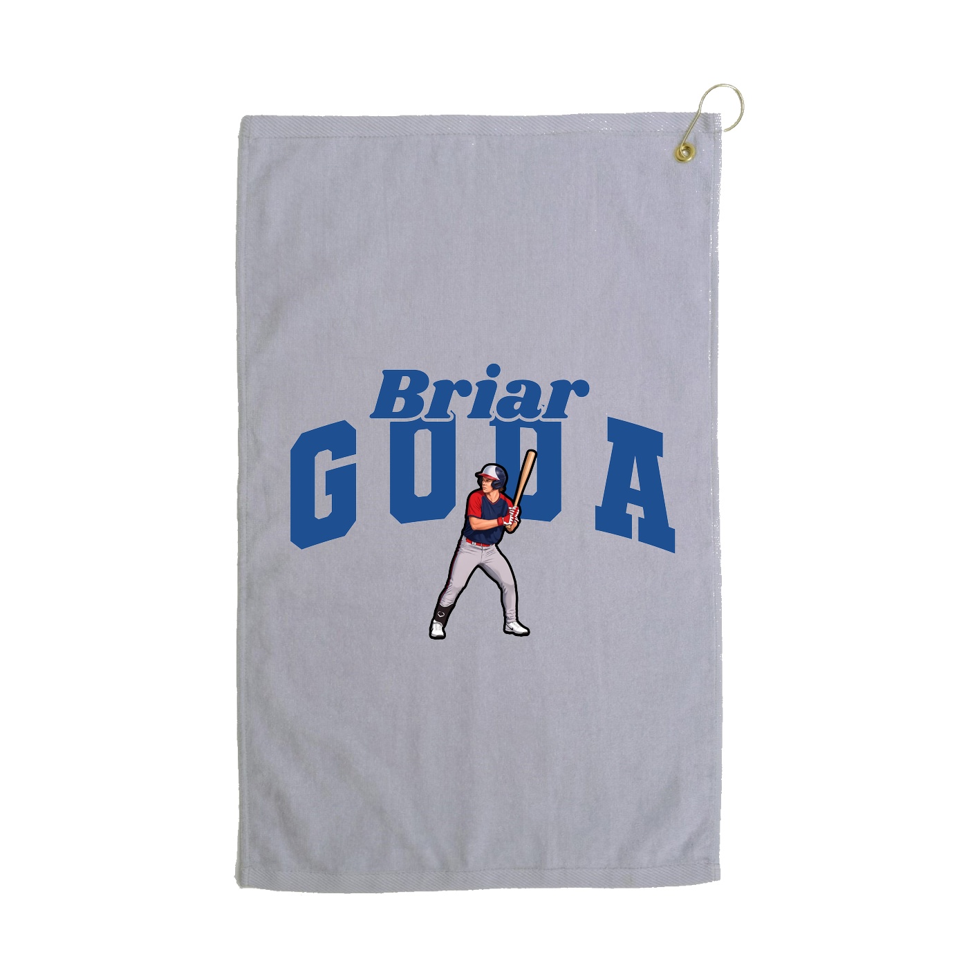 Golf Towel — Signature Arch in Grey