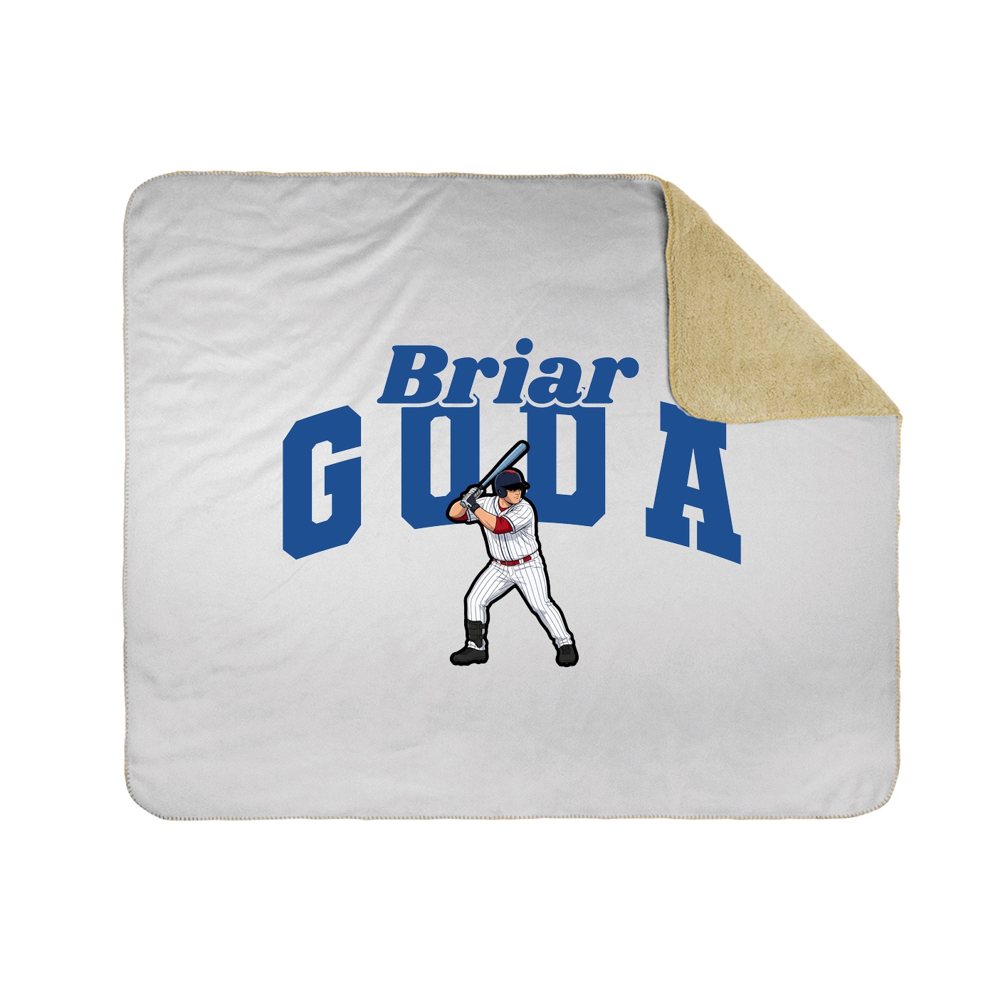 Throw Blanket — Signature Arch in White