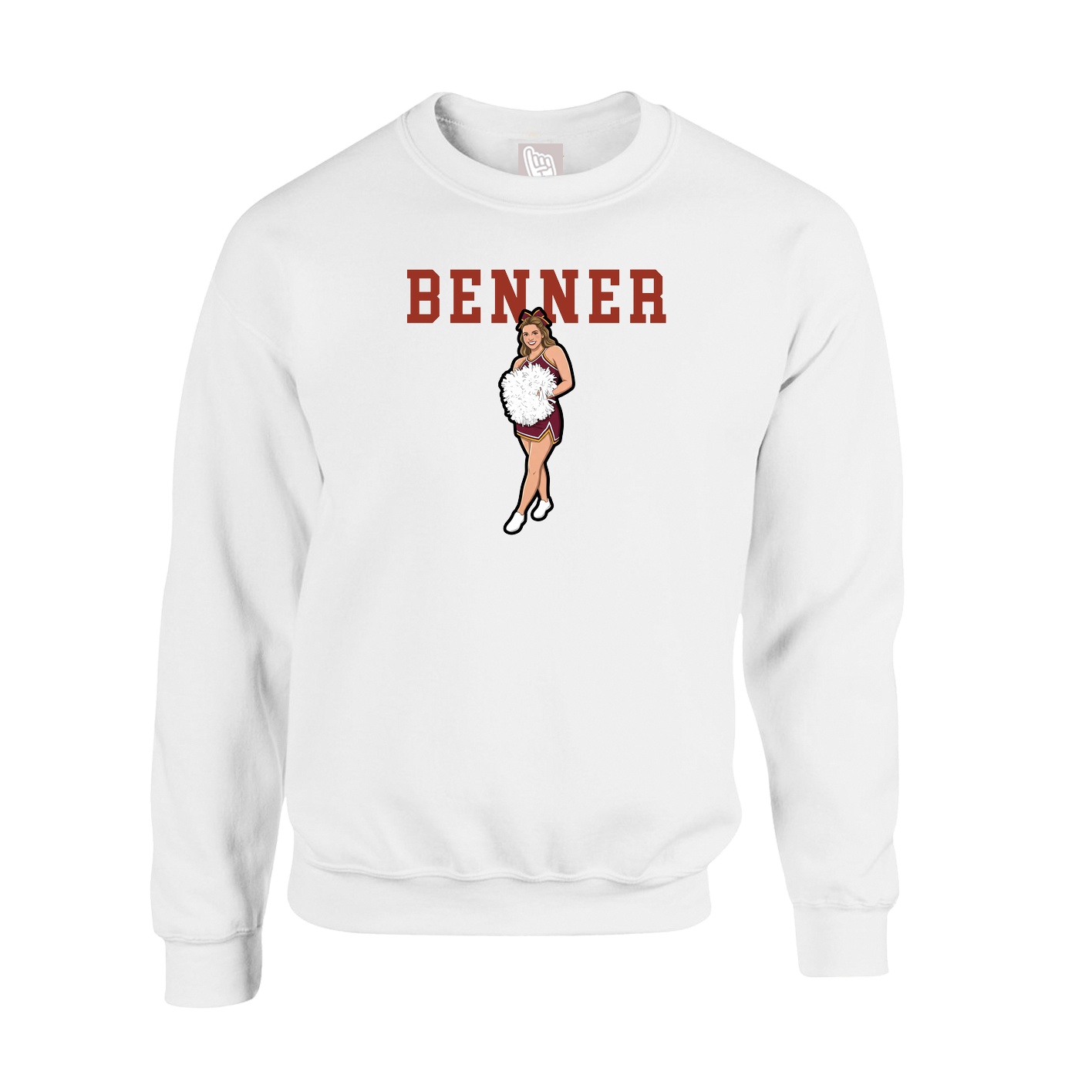 Fleece Crew — Classic in White