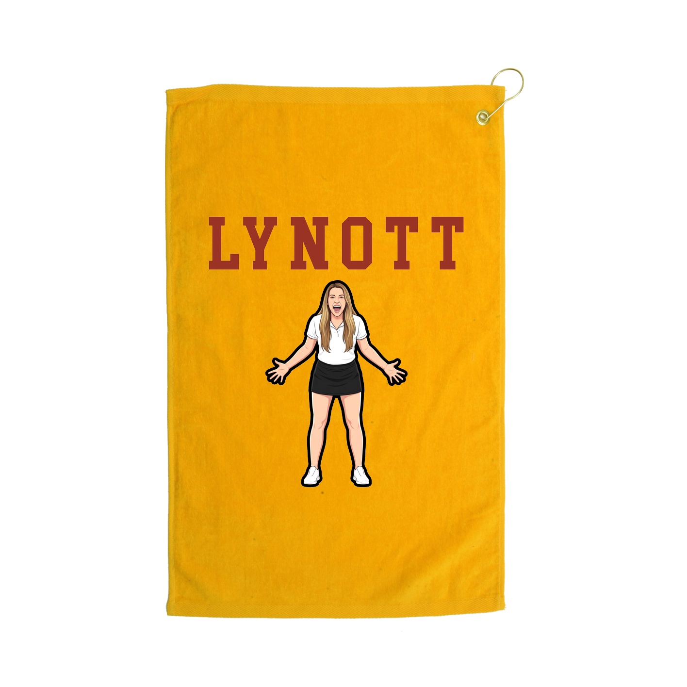 Golf Towel — Shirsey in Gold