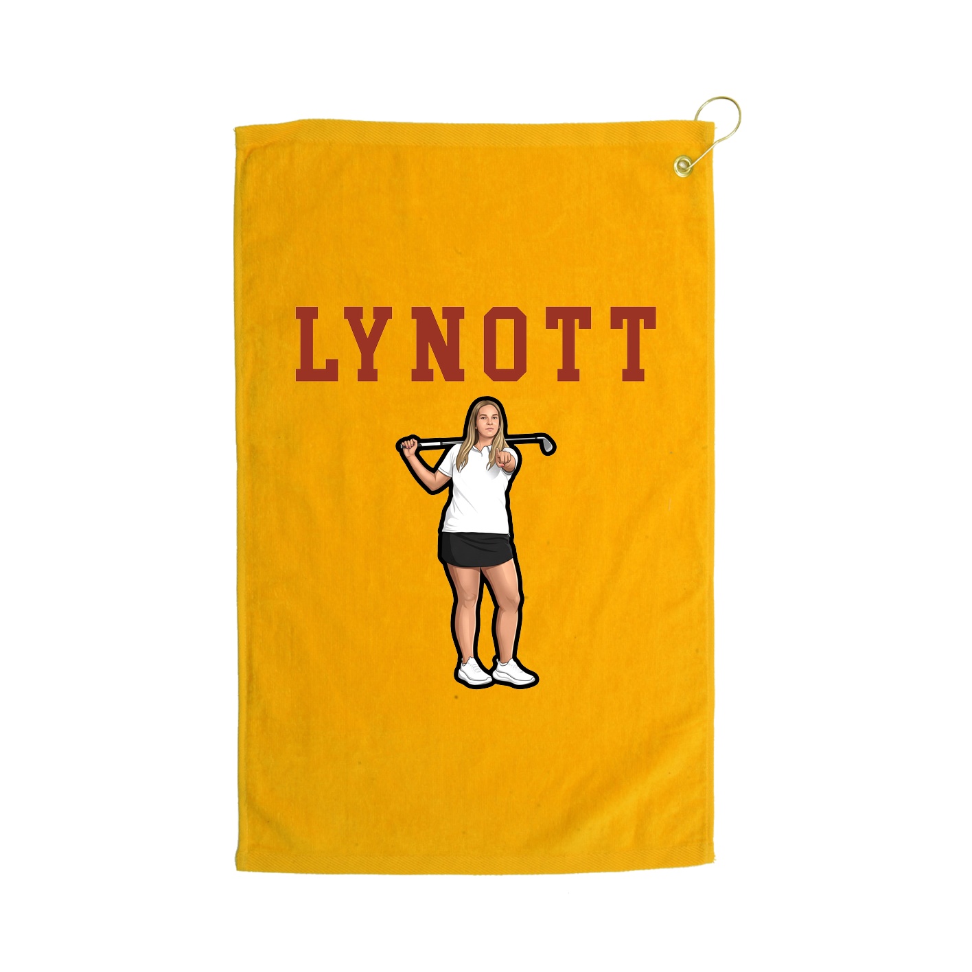 Golf Towel — Shirsey in Gold