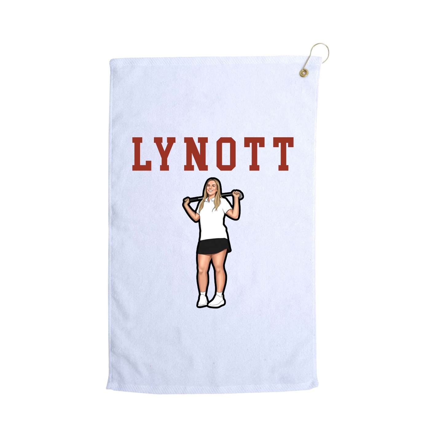 Golf Towel — Shirsey in White
