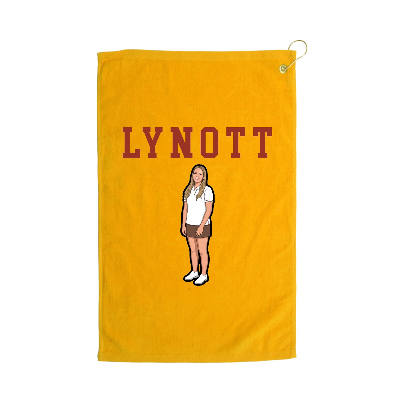 Golf Towel — Shirsey in Gold