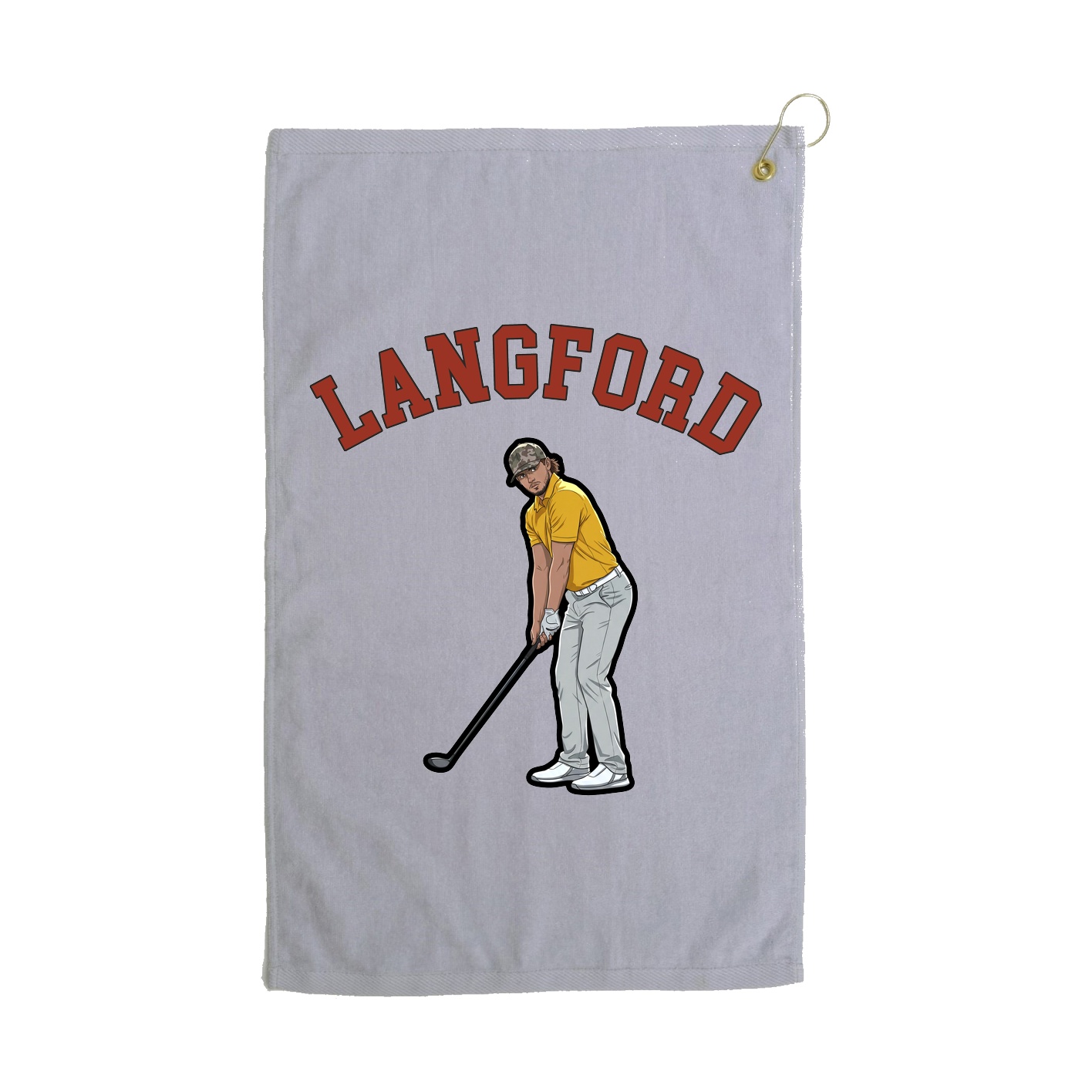 Golf Towel — Shirsey Arch in Grey