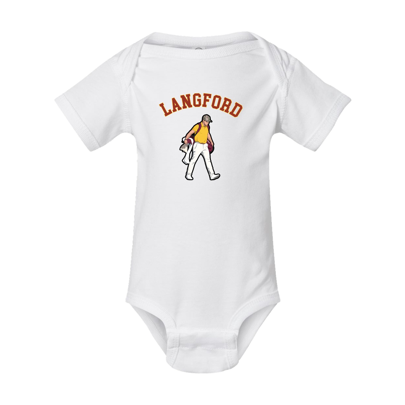 Baby Onesie — Shirsey Arch in White