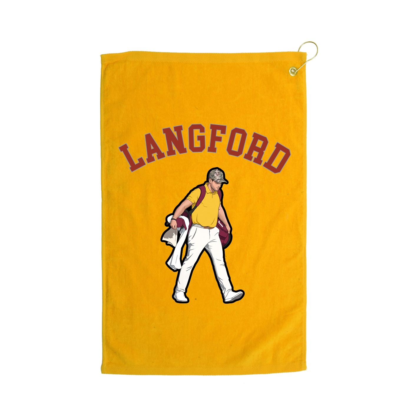 Golf Towel — Shirsey Arch in Gold