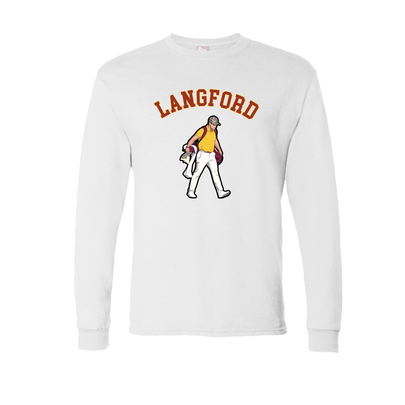 Long Sleeve Tee — Shirsey Arch in White
